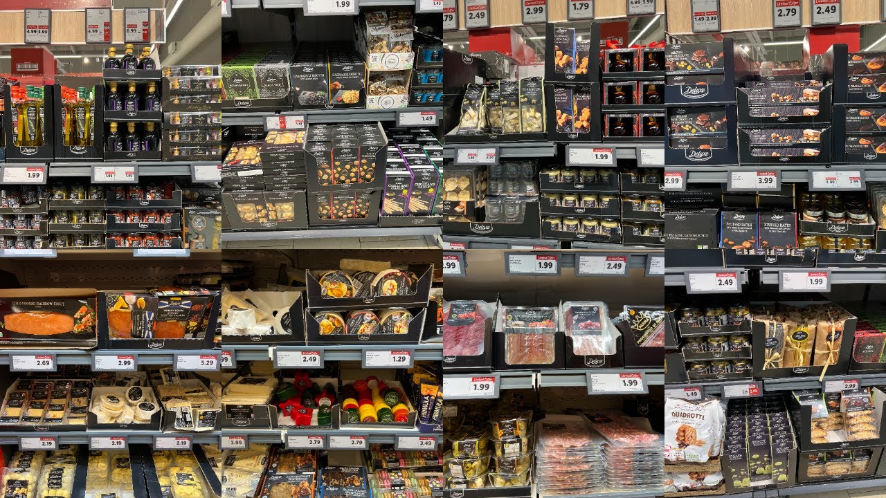 LIDL DELUXE CHRISTMAS FOODS NOV 2024 | LIDL HAUL | TRAVELANDSHOP WITH ME