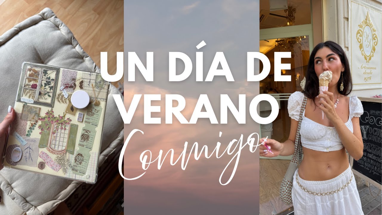 UN DÍA DE VERANO CONMIGO 🩵 Vlog de lectura: fundas de libros, charlas, familia🫂