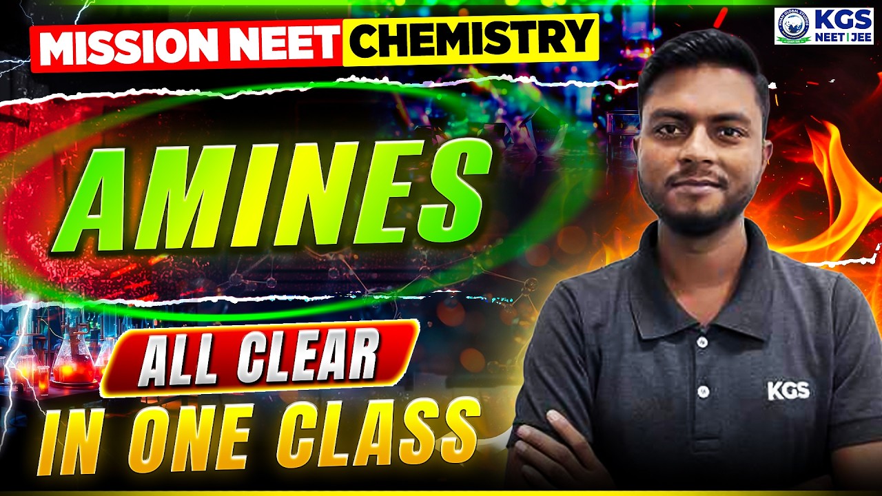 Amines | NEET Chemistry All Concepts Clear | NEET 2026 | by Sudhanshu Sir