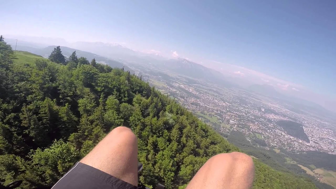 Paragliding in Salzburg, Austria (Gaisberg)