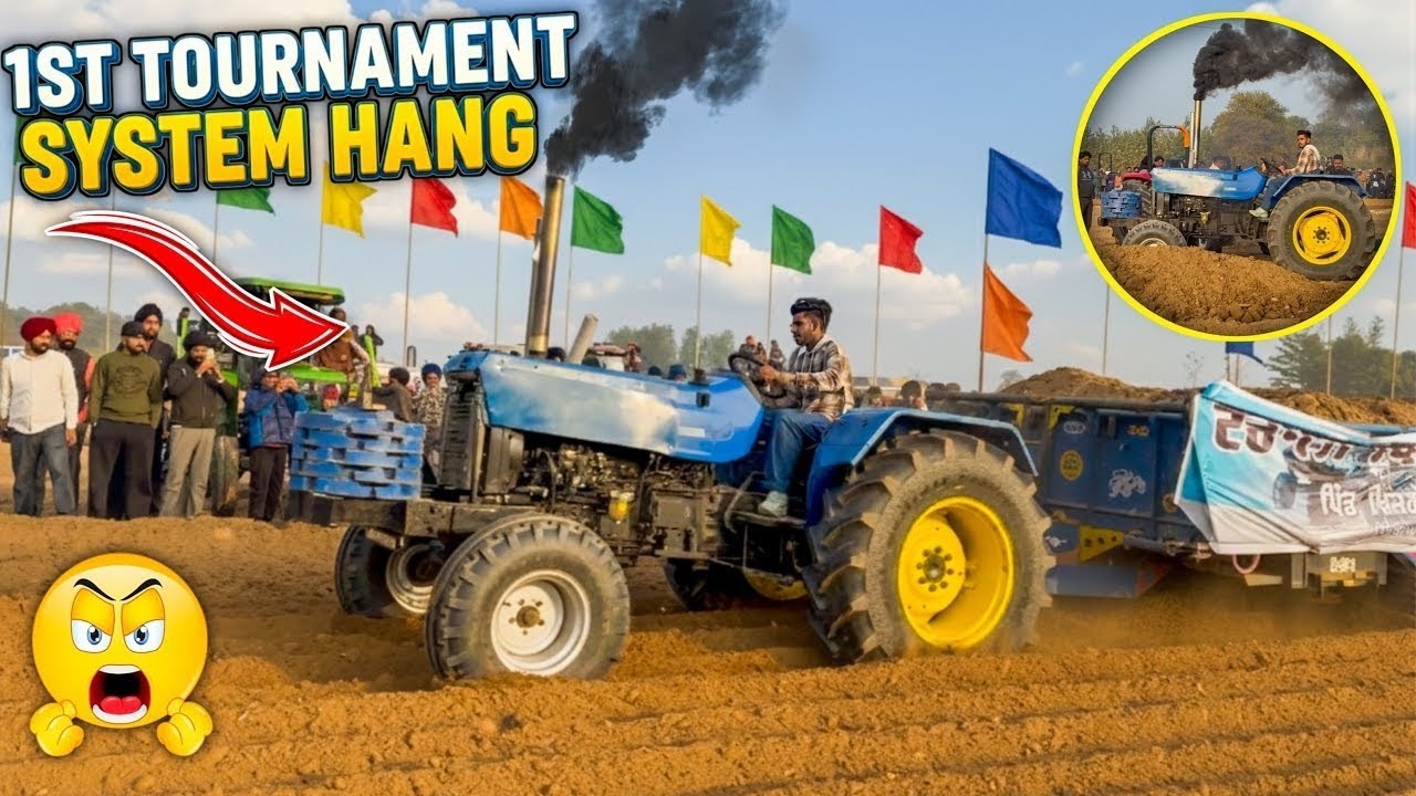 🤯1st trolley tournament Tochan king group sonalika rx 60 system hang ||