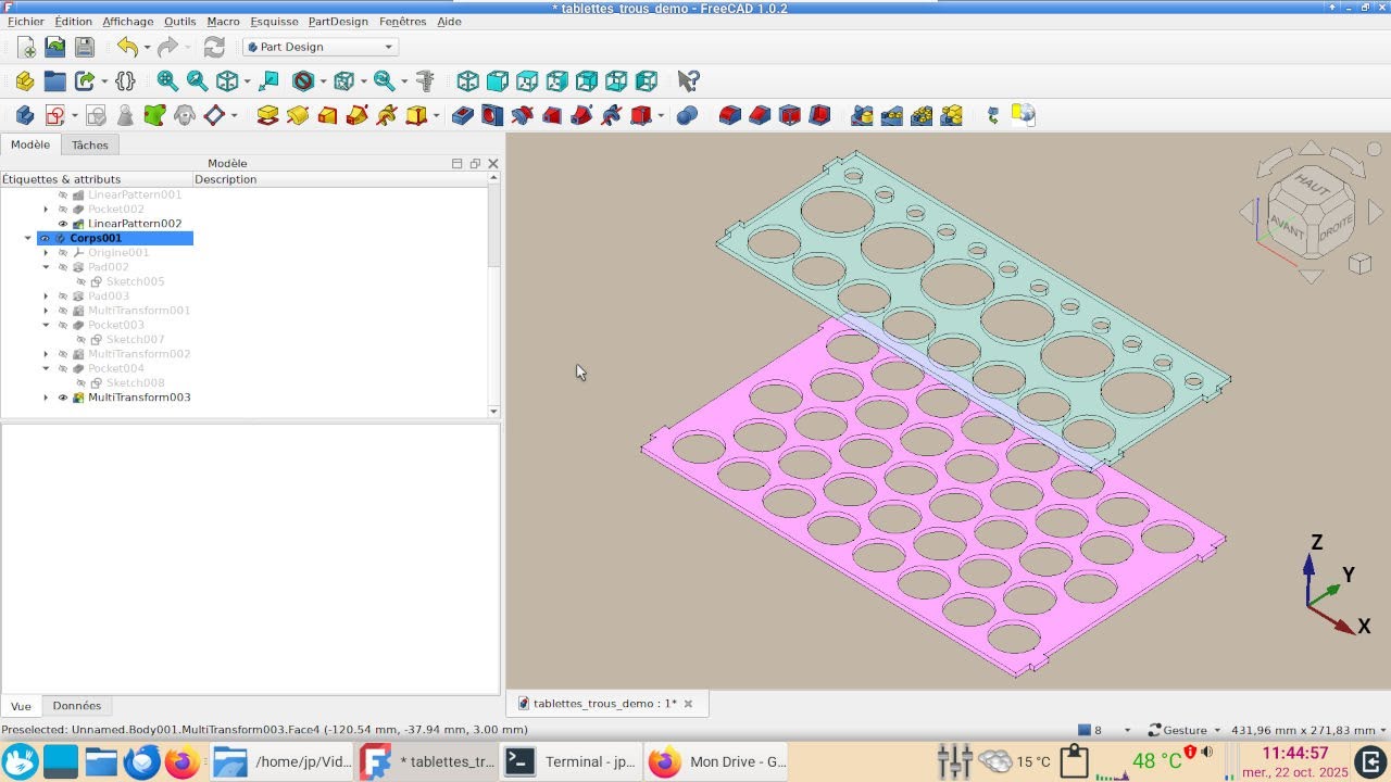 FreeCAD 1.0.2 : pour ne pas se compliquer la vie dans Sketcher et Part Design
