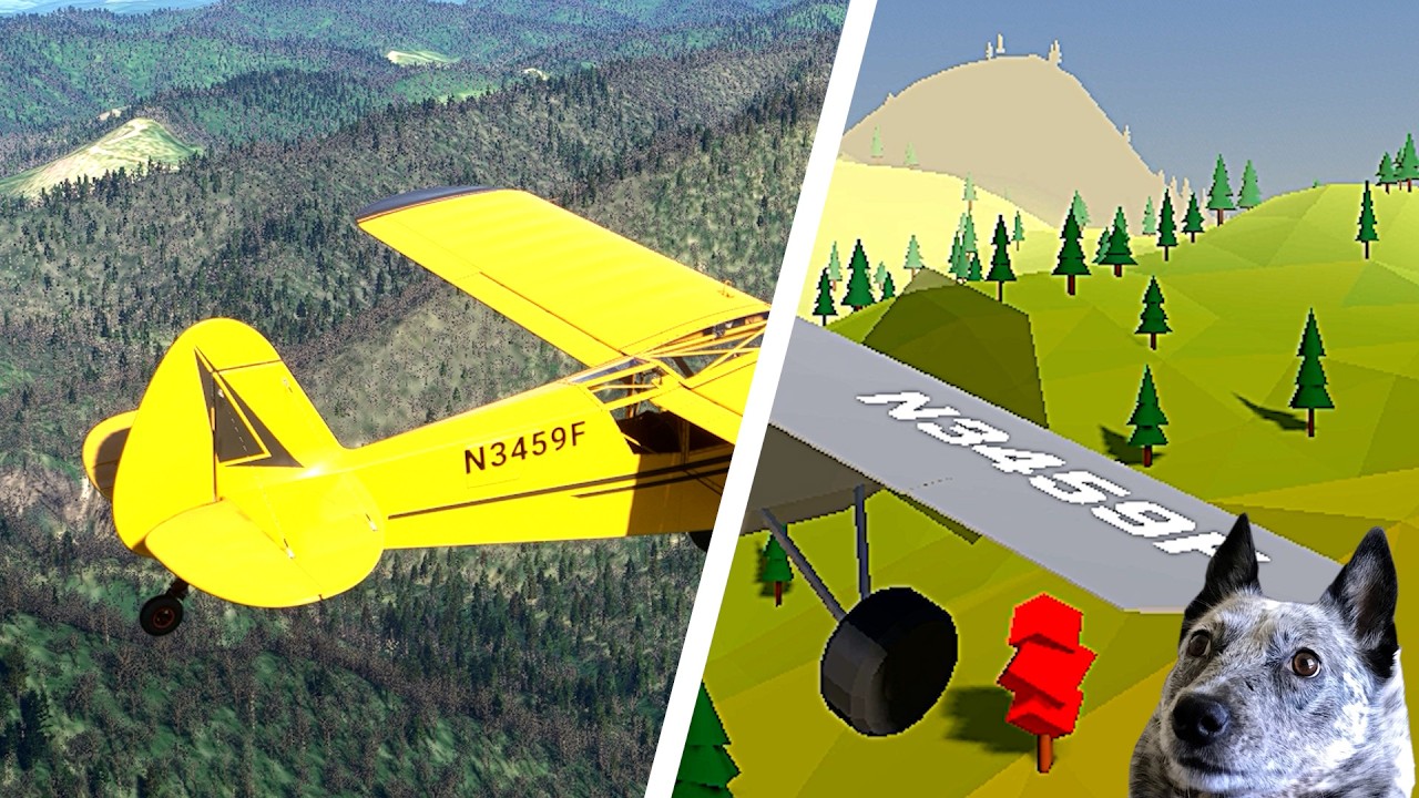 AMAZING Budget Flight Sim MORE FUN than MSFS2024?! Real Pilot Plays Bush 1022