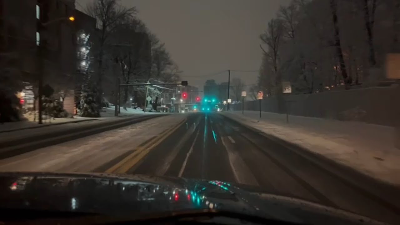 Slushy, icy roads in New Jersey cause problems for drivers