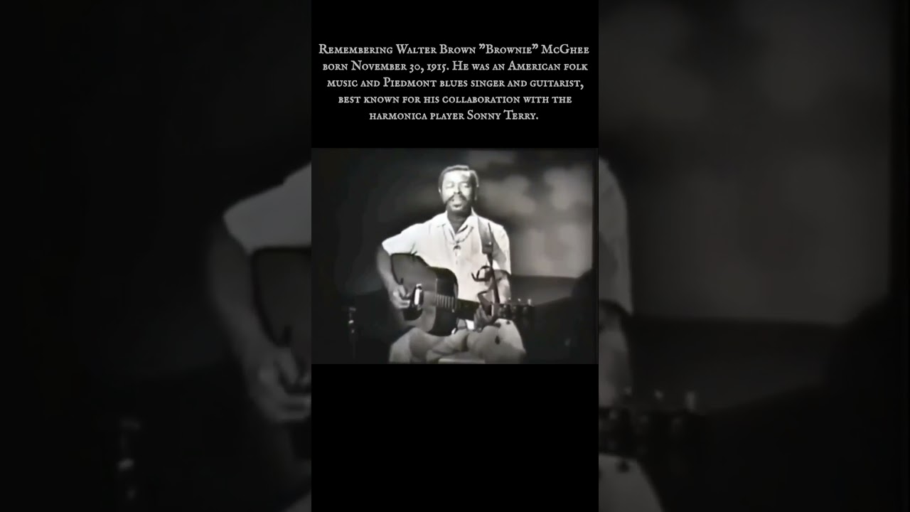 #BrownieMcGhee, #BluesGuitar, #HarmonicaBlues, #BluesLegend, #FolkBlues, #OldTimeBlues, #JazzBlues,
