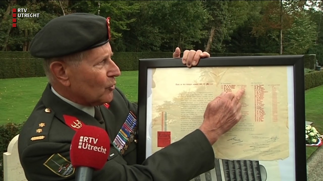 Na bijna 80 jaar alsnog militair graf voor Piet van der Velden [RTV Utrecht]