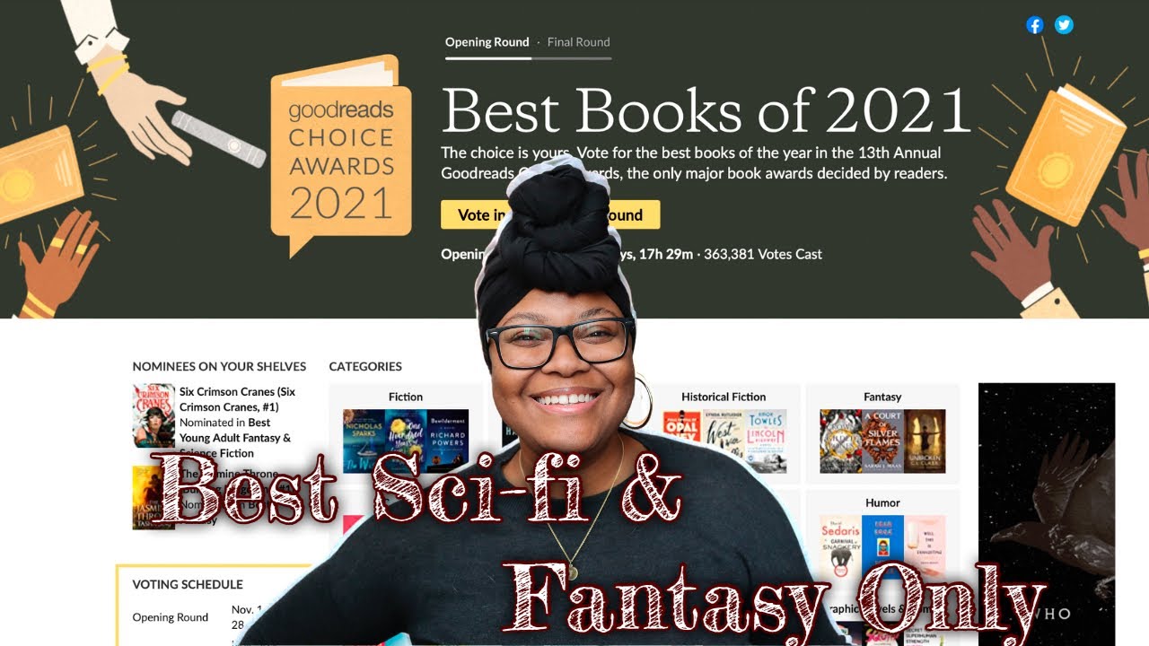 Reacting to the 2021 Goodreads Choice Awards Nominations! | SFF Only