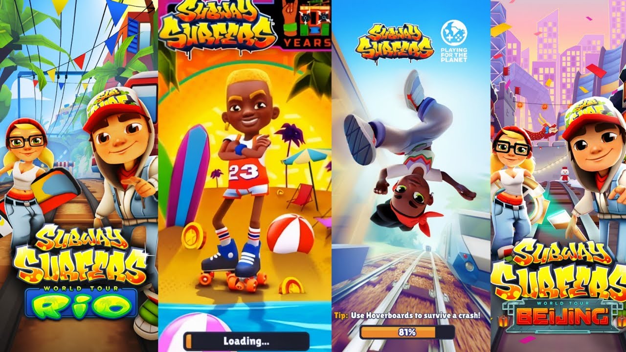 Subway Surfers : Rio 2016 vs Venice Beach 2021 vs Rio 2023 vs Beijing 2020
