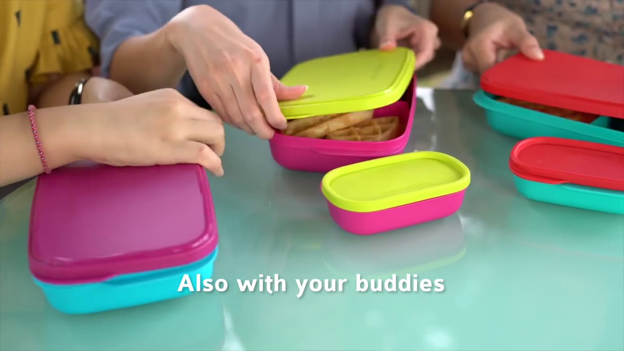 Tupperware Foodie Buddy dėžutė su skyriukais