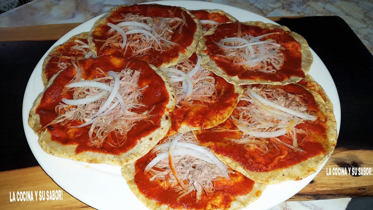 RECETA:GARNACHAS AL ESTILO DE VERACRUZ