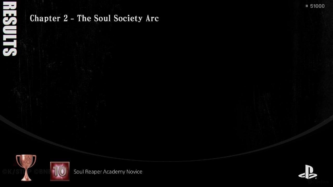 BLEACH Rebirth of Souls PS5 Achievement Soul Reaper Academy Novice (BRONZE)
