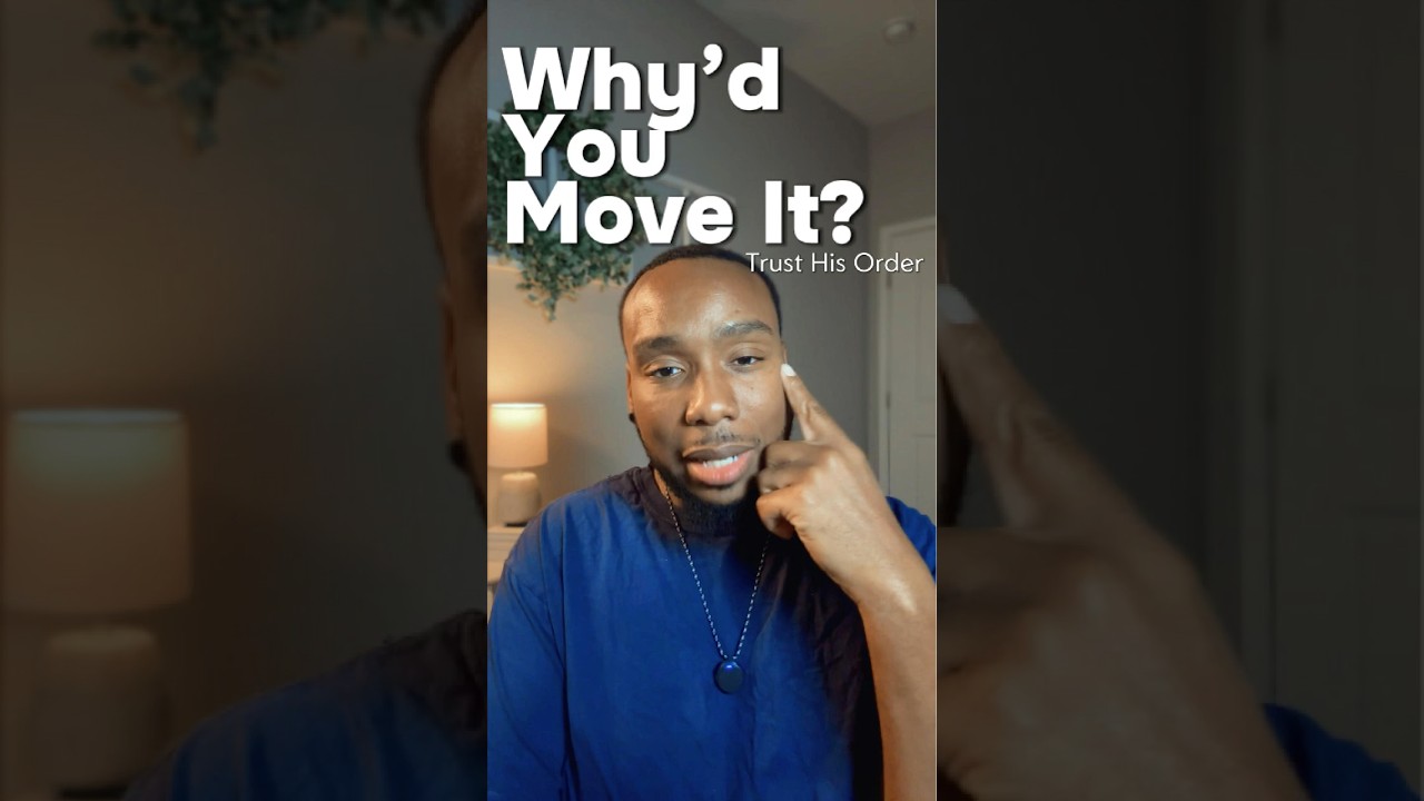Stop Moving What God Already Placed 