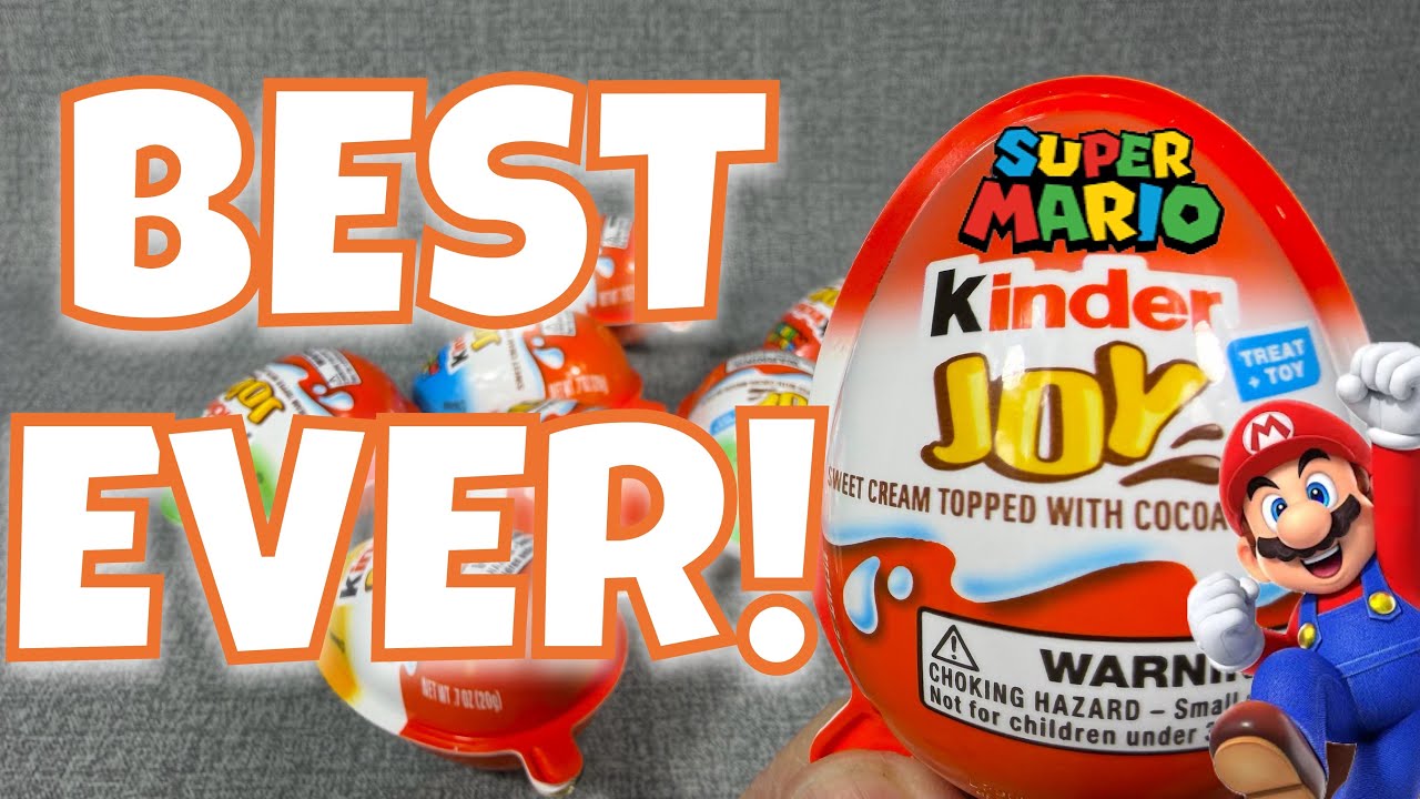 SUPER MARIO KINDER JOY EGGS ARE THE BEST EVER! 