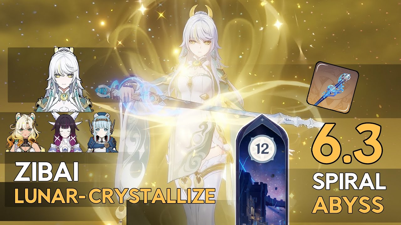 ZIBAI IS AWESOME 🎠 | SPIRAL ABYSS 6.3 FULL STAR CLEAR | GENSHIN IMPACT
