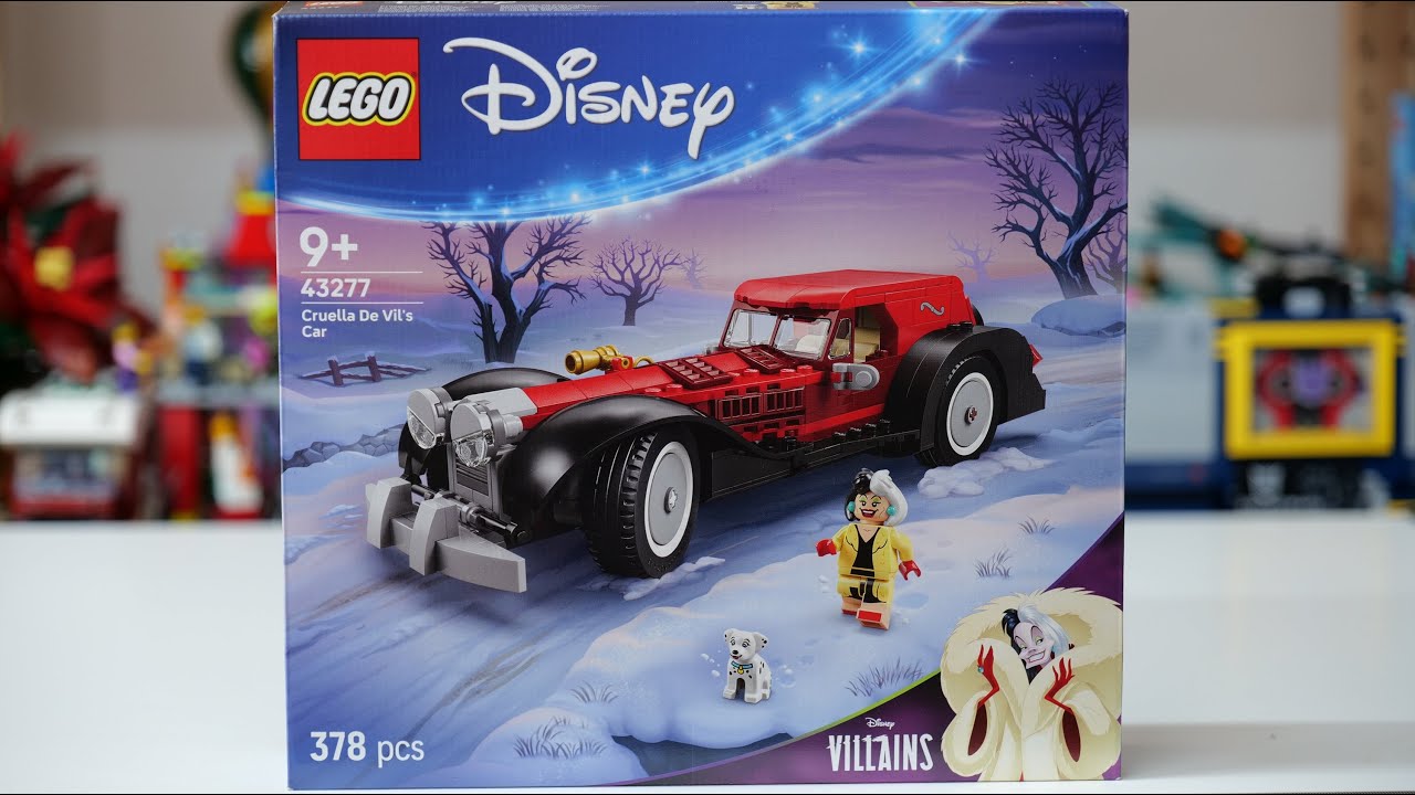 LEGO Disney 43277 Скоростная машина Круэллы Де Виль