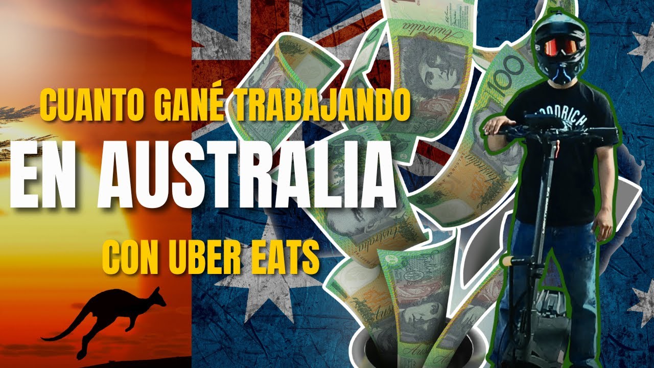 SE GANA MUCHO CON UBER EATS EN AUSTRALIA ESTE 2025? 🇦🇺 Esto gané en dos horas de trabajo 🤯
