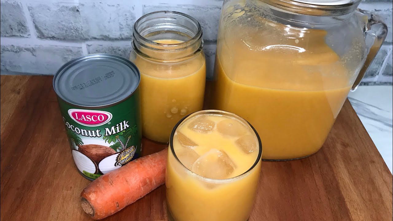 Carrot Coconut Milk Punch || Carrot Juice With Coconut Milk || Ronica Love
