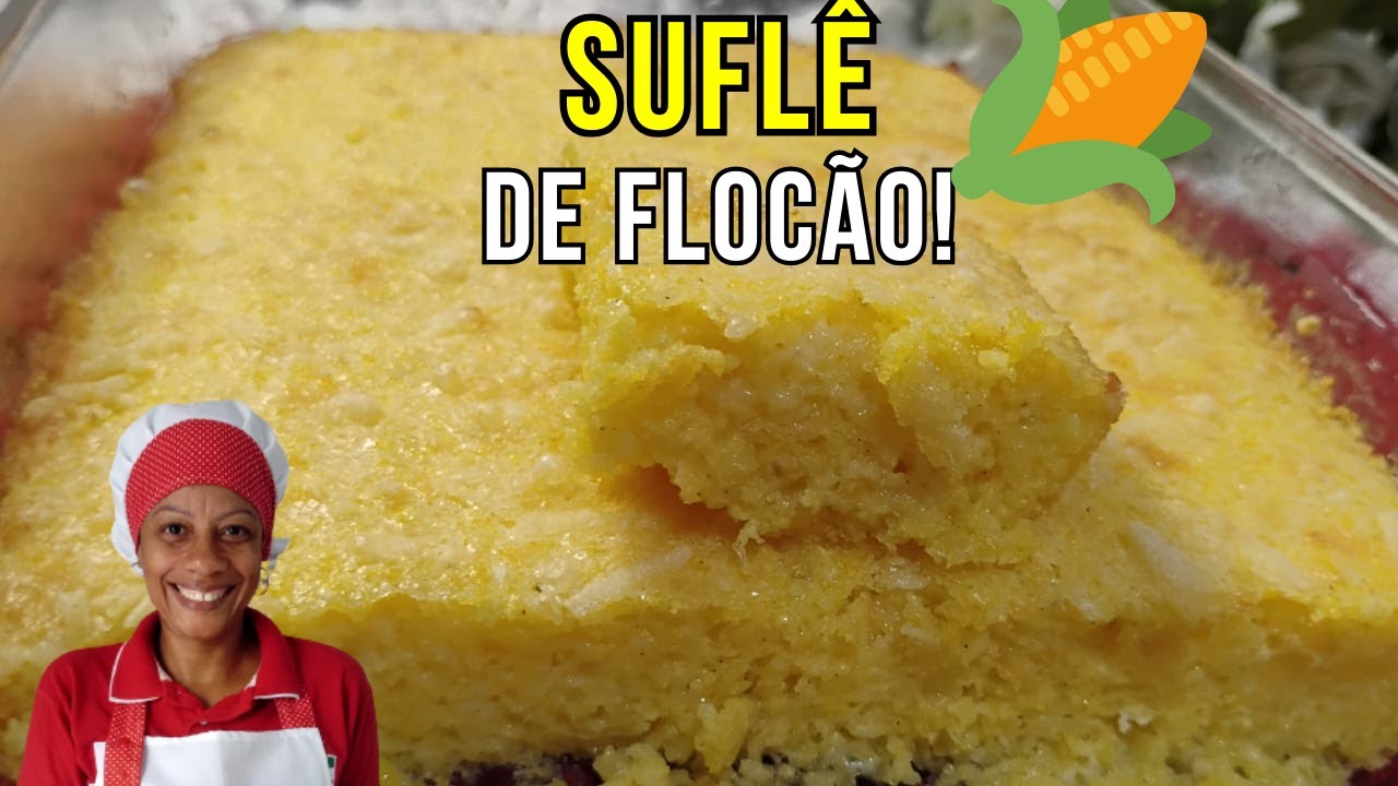 🌽Nuvem Nordestina de Flocão de Milho! Suflê de Flocão!😋#sufle #flocão   #mãonamassacomasi #receitas