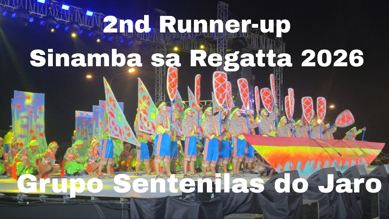 Sinamba sa Regatta 2026 2nd Runner-up Sentenilas do Jaro