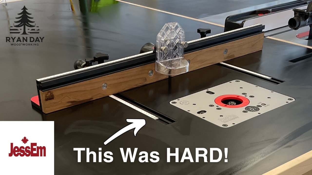 Installing a JessEm Fence and Router Lift In My Outfeed Table