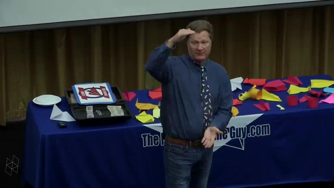 John Collins, “Paper Airplane Guy”