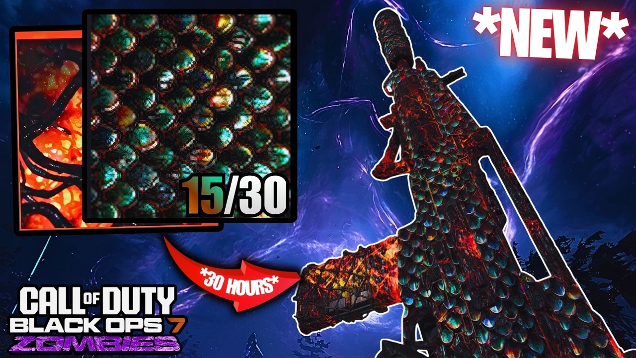 How I Unlocked the *NICEST CAMO* in BO7 Zombies! (VERY HARD)