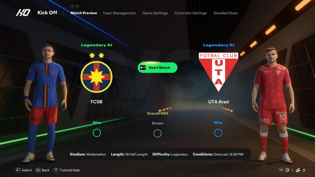 EA FC 25 | FCSB vs UTA Arad | Simulare Superliga [4K 60FPS]