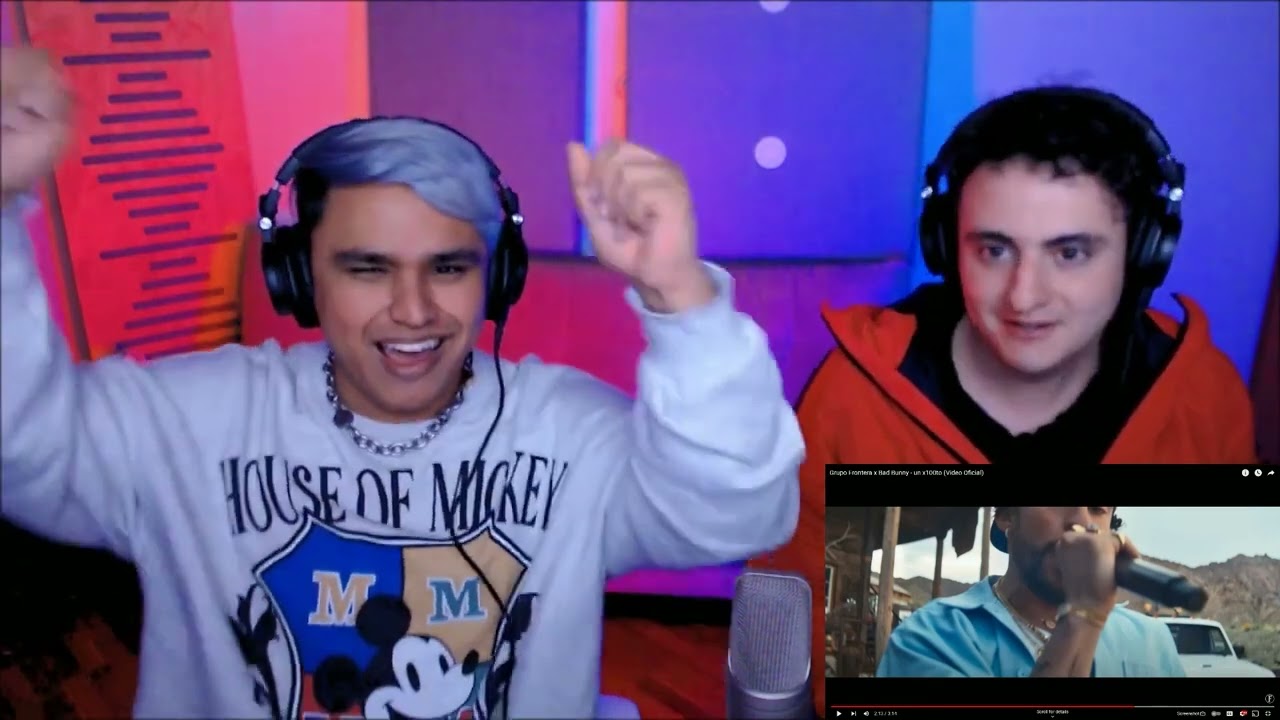[Reacción] Grupo Frontera x Bad Bunny - un x100to (Video Oficial) | ANYMAL LIVE 🔴