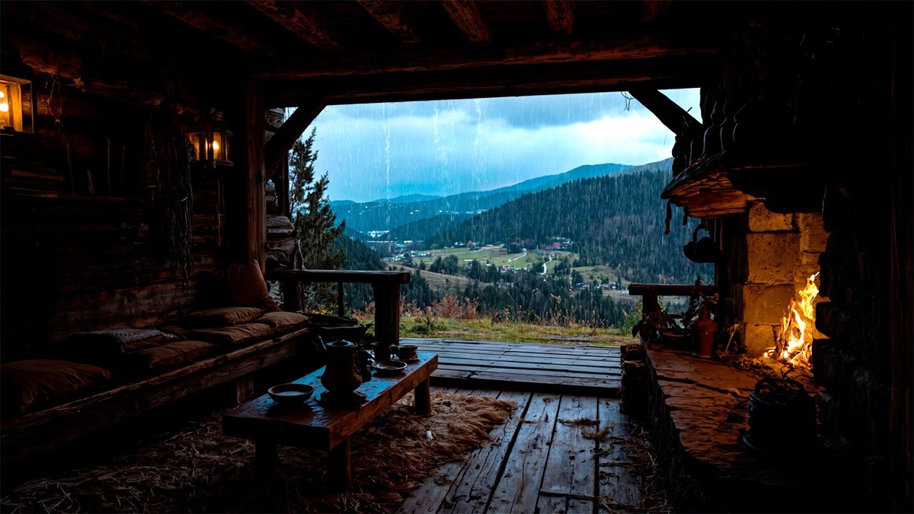 Soothing Rainy Day Vibes With Forest Rain🌧️Easy to Deep Sleep, Relaxation, And A Peaceful Night