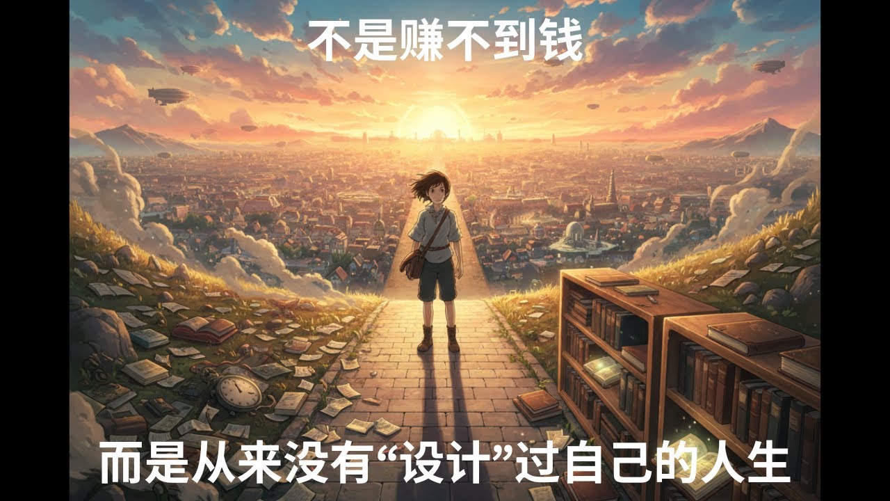 不是赚不到钱，而是从来没有“设计”过自己的人生