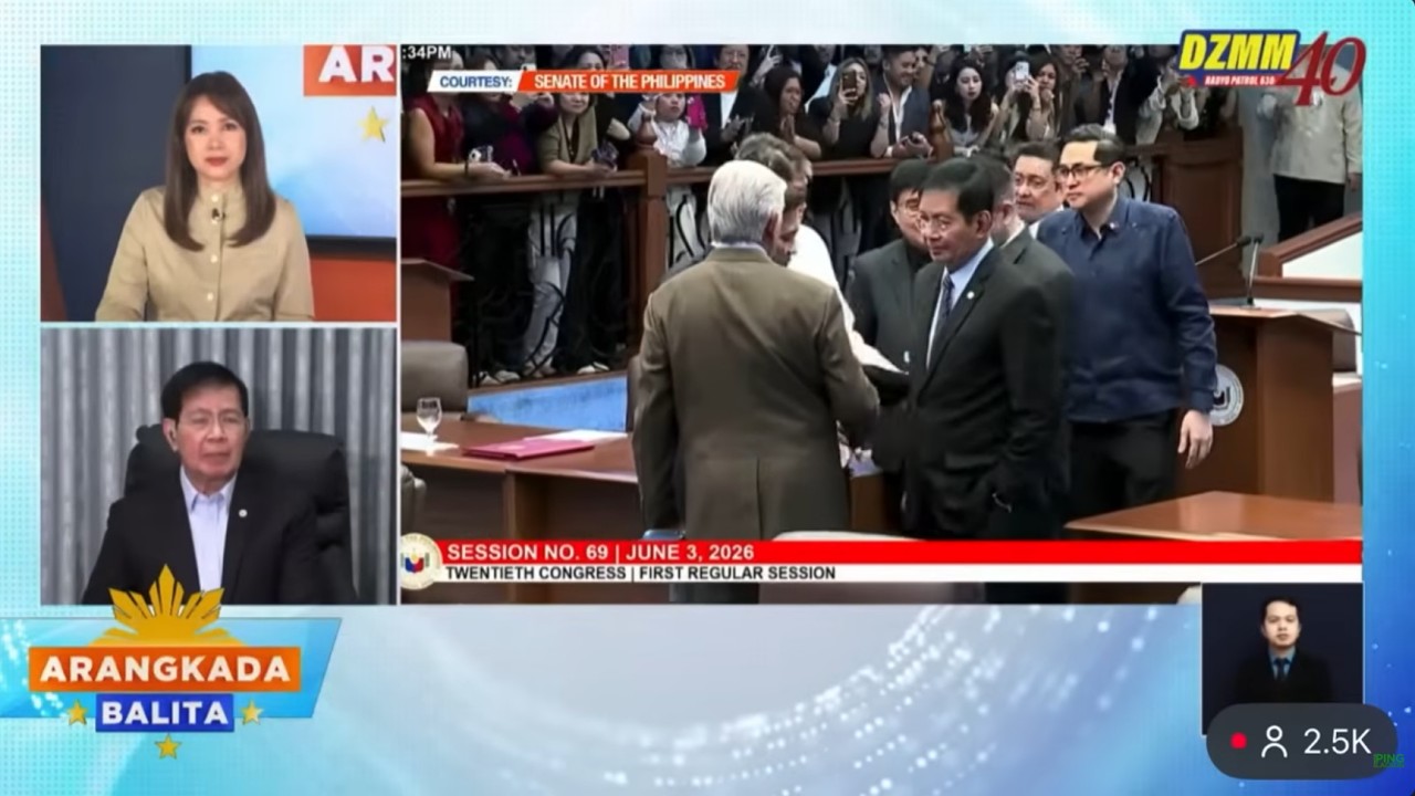 Sen. PING LACSON on Senate Leadership Change: Interview on PRTV