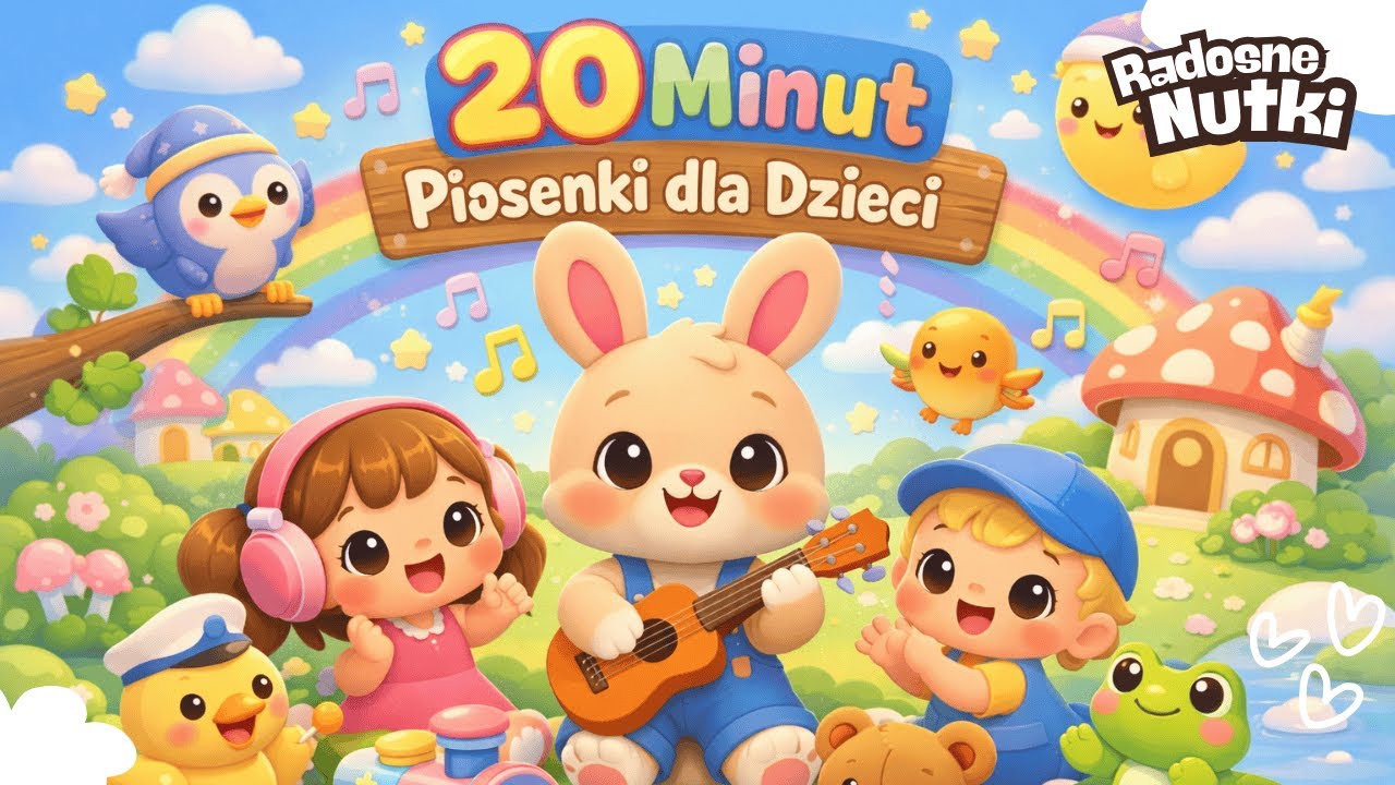 🎵 Radosne Nutki —  Piosenki dla Dzieci 20 minut 🎵