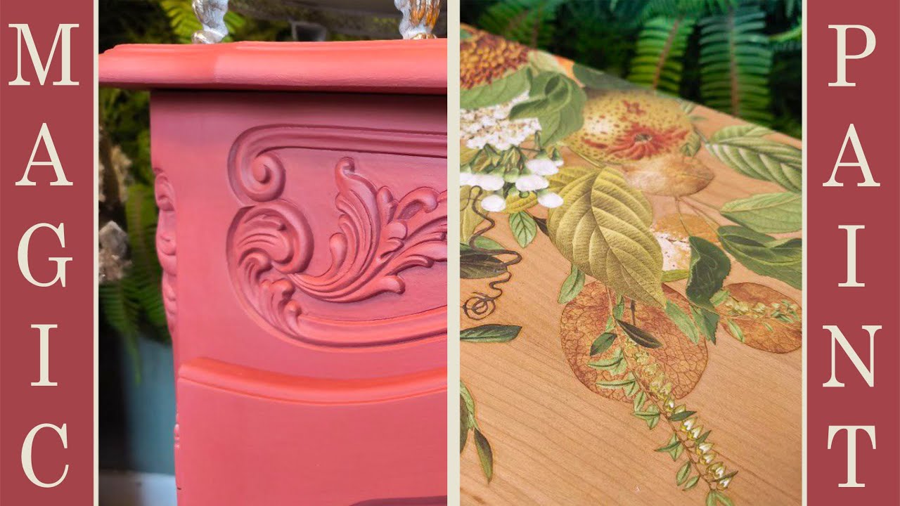 Четыре шага для окрашивания мебели! Меловая краска для DIY ® Elisa & Magic Paint