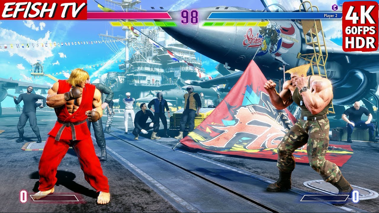 Ken vs Guile (Hardest AI) - Street Fighter 6 | 4K 60FPS HDR