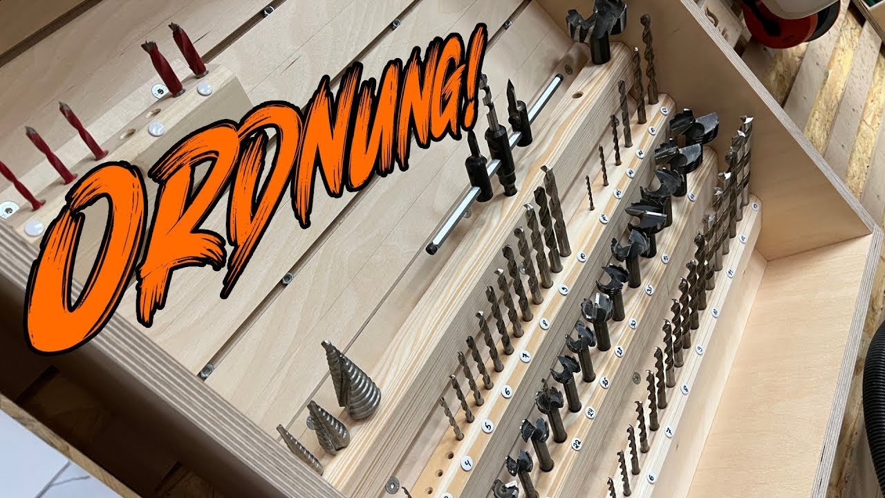 Das perfekte Bohrerregal System! Mit T-Nut für die French Cleat Wand (2/2) | Lets do it