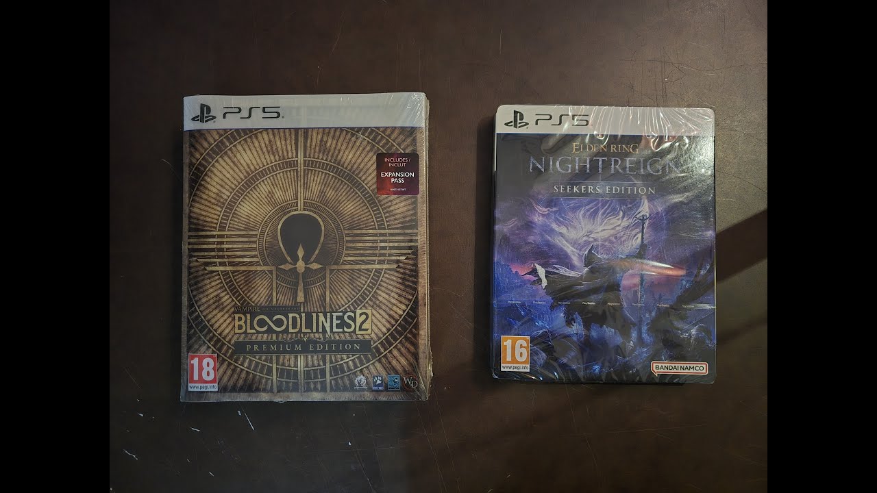 Avrupadan Aldiklarimiz: Vampire Bloodlines 2 + Elden Ring Nightreign Özel Sürüm Türkçe Kutu Açilimi