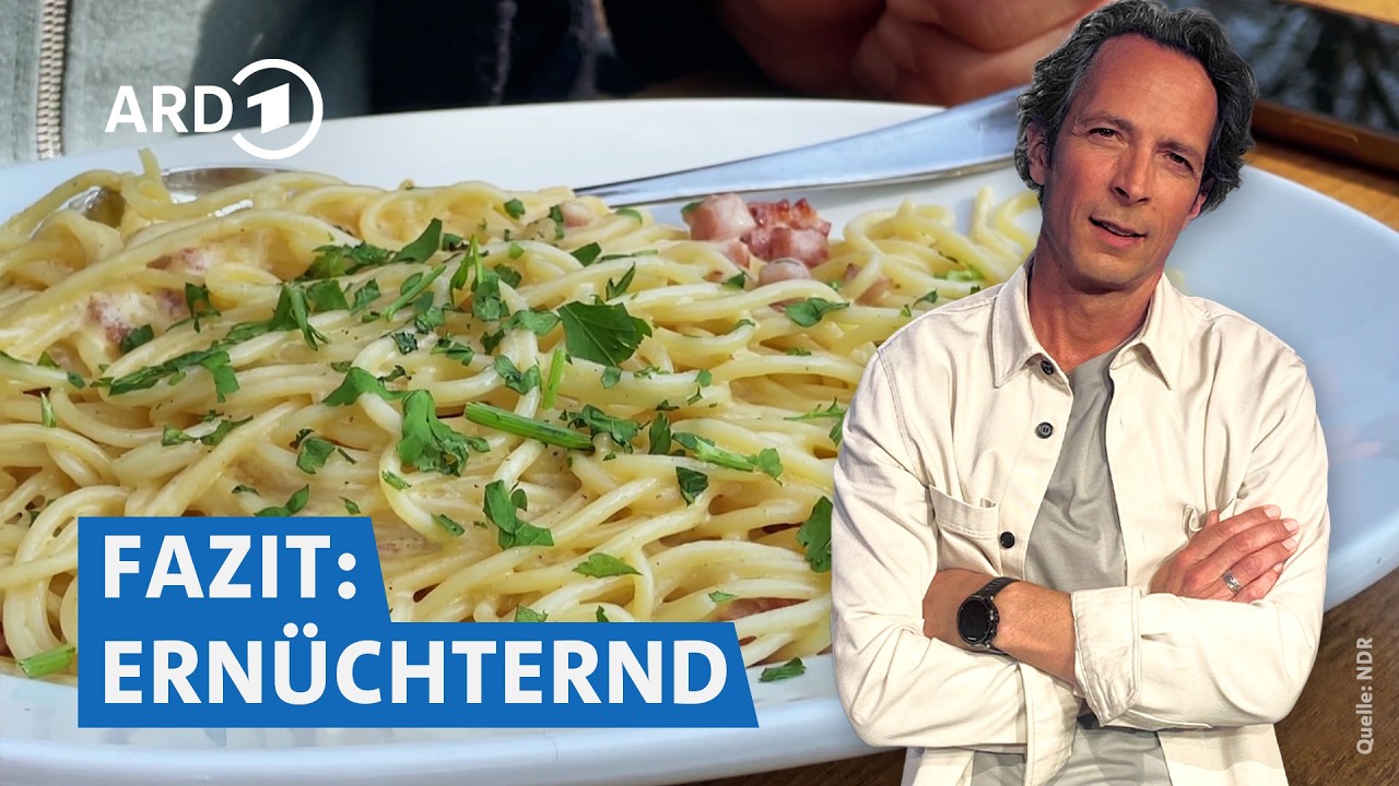 Italienisches Essen aus Supermarkt und Restaurant im Check | Die Tricks...NDR