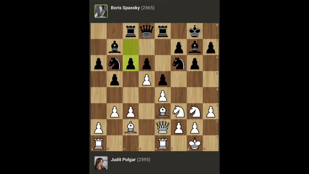 Judit Polgar vs Boris Spassky ◉ World Chess Match ‖ Budapest → Hungary (1993)