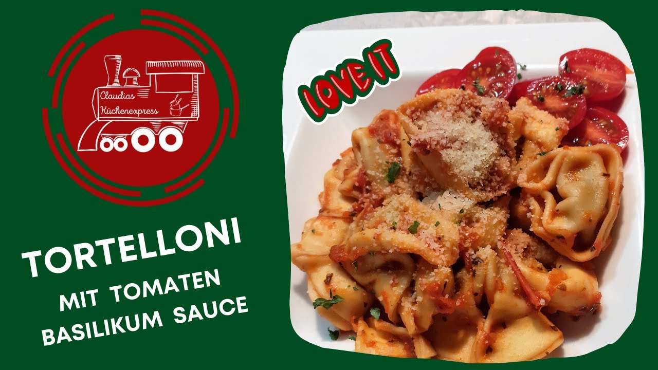 🇮🇹 TORTELLONI mit Tomaten-Basilikum-Sauce ... ITALIEN ... Thermomix® TM6,TM5, TM31