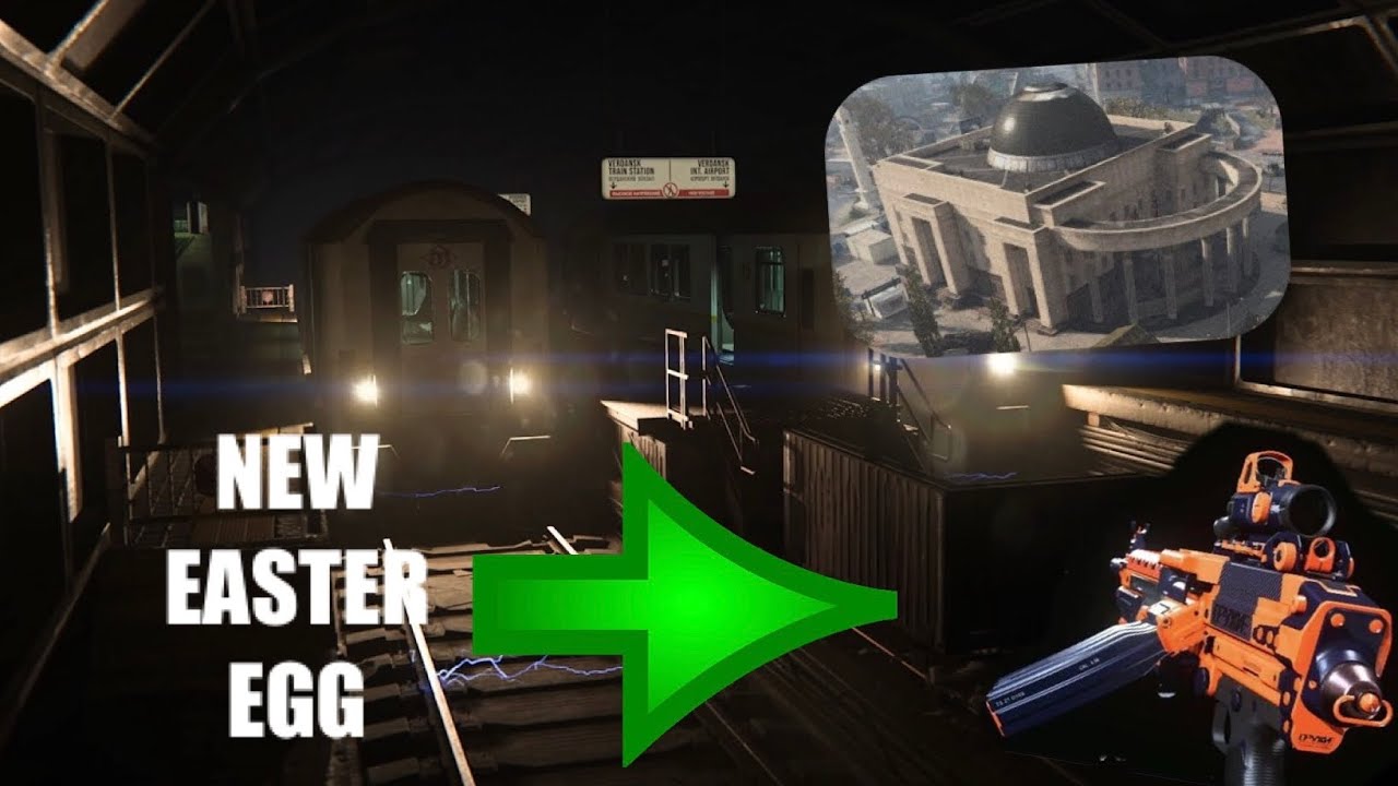 NEW SECRET TRAIN STATION!!! WARZONE EASTER EGG!!!