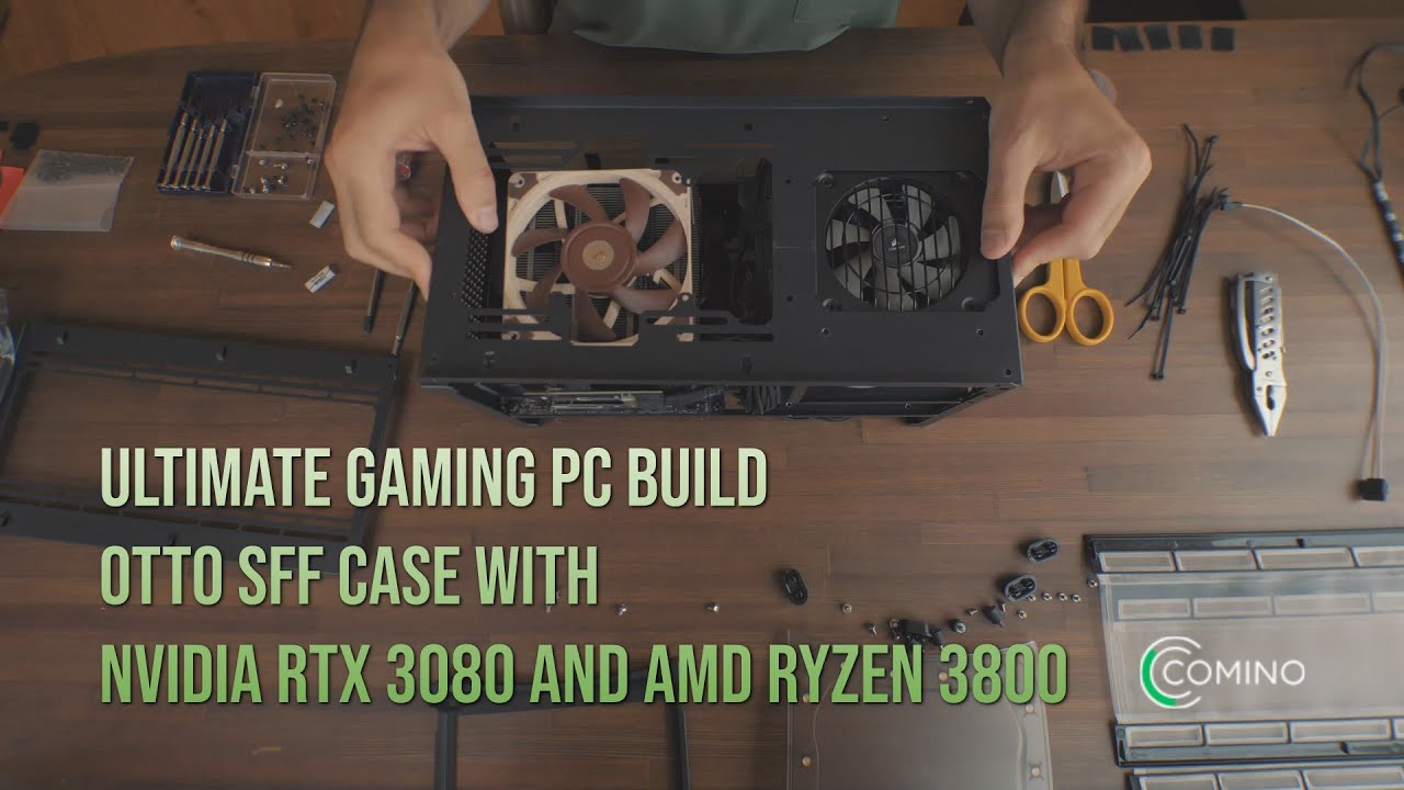 Ultimate Gaming PC Build OTTO SFF Case with Nvidia GeForce RTX 3080 and AMD Ryzen 3800