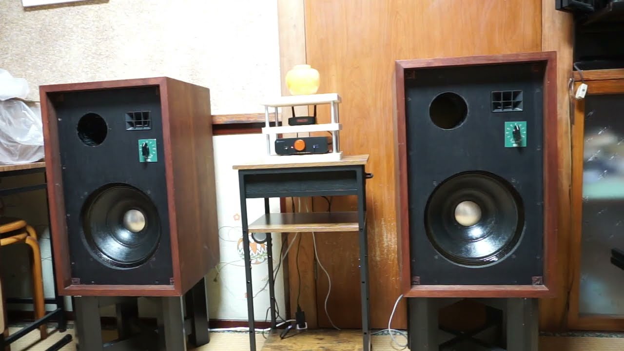 オーディオ　Audio   アンプ　スピーカー　Altecサウンドをたっぷりとお楽しみください。419-8B + 3000Hの30cmの2Wayです。