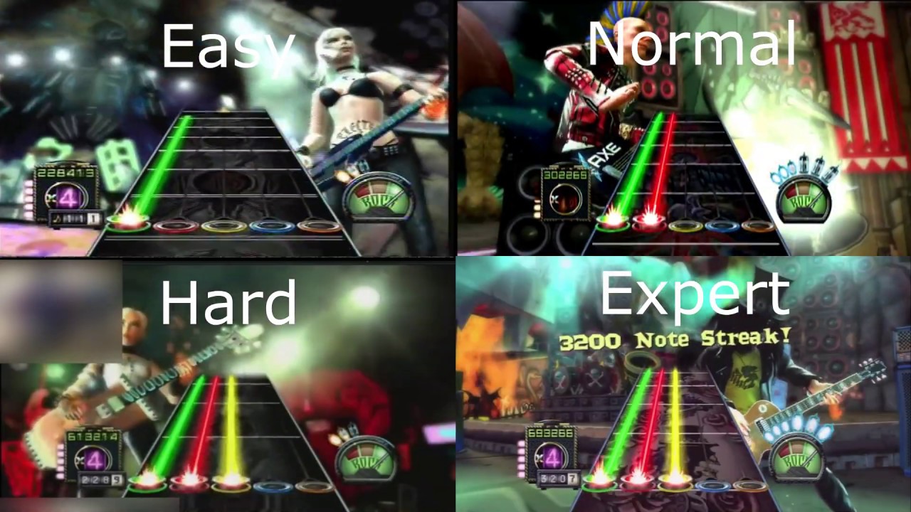 Guitar Hero 3 : Dragonforce - Through The Fire and Flames (Easy/Normal/Hard/Expert)
