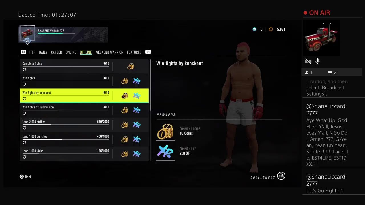 UFC 4 Gameplay.! Aye GodBless Y'all Frl, Amen, 777, 77777.!