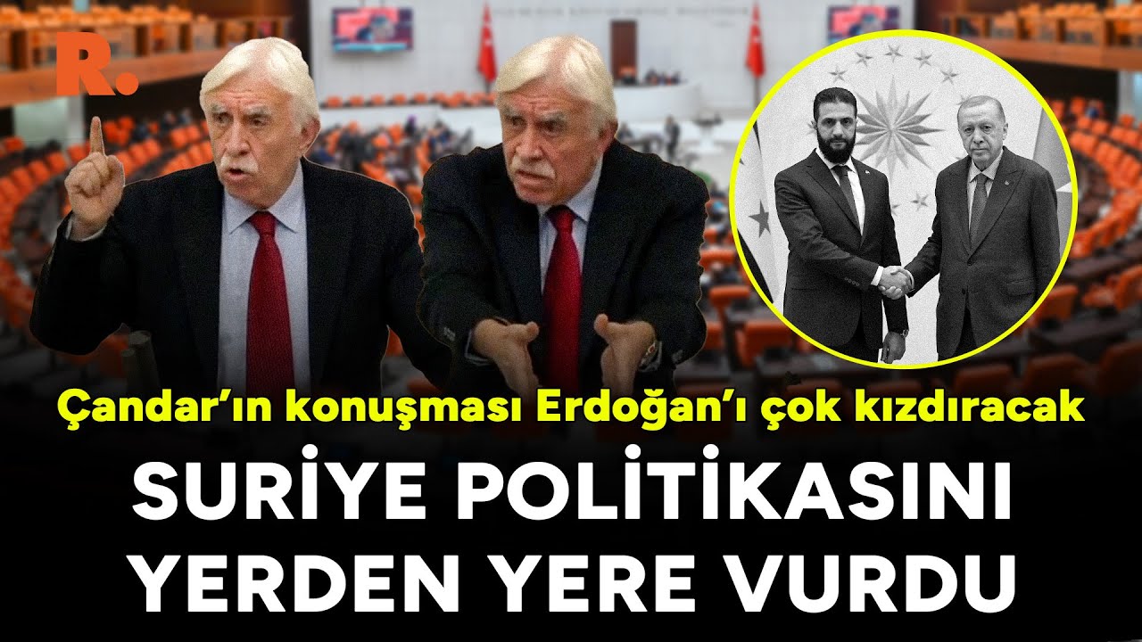 Çandar’ın konuşması Erdoğan’ı çok kızdıracak: Suriye politikasını yerden yere vurdu