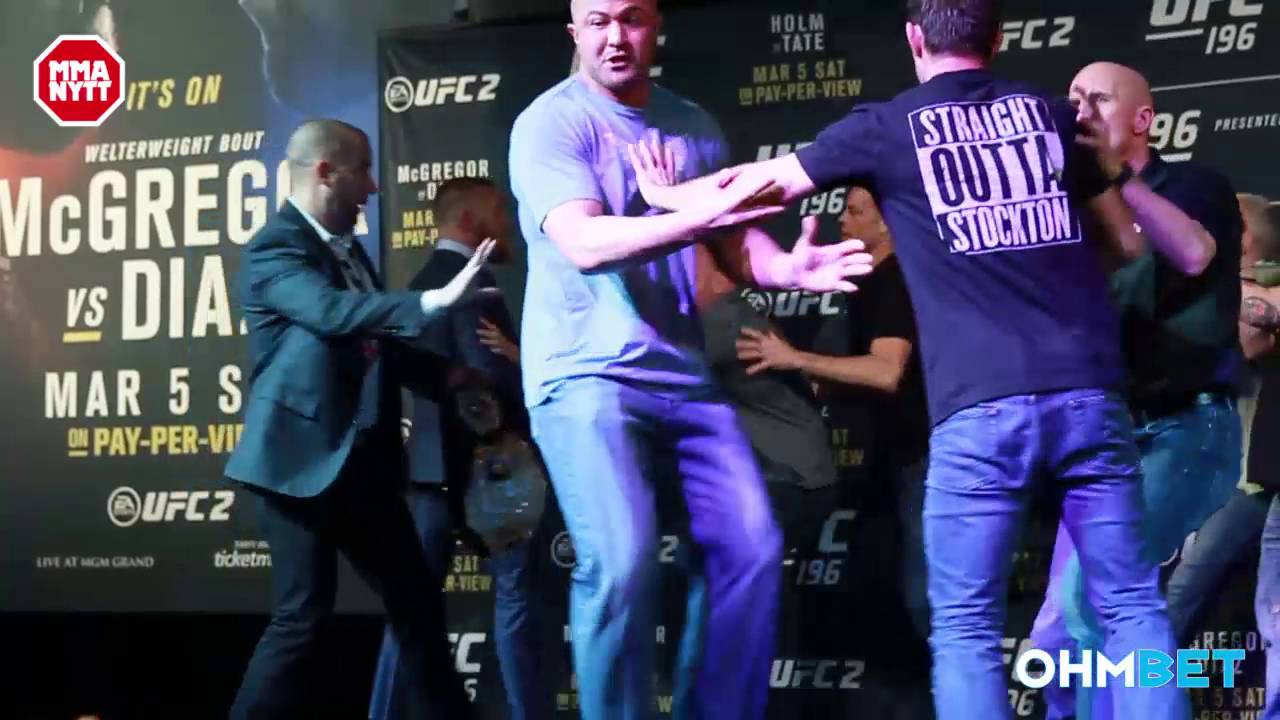 UFC 196 Faceoffs MMAnytt.se Exclusive - Almost real