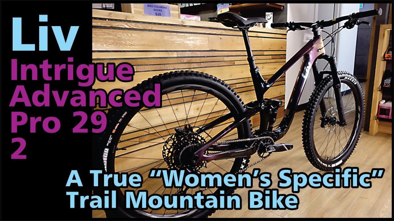 Liv Intrigue Advanced Pro 29 2 - A women's specific full suspension mountain bike.