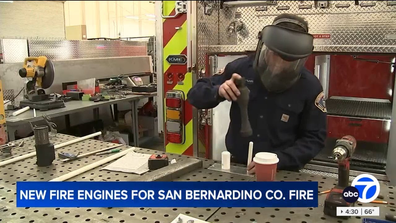 San Bernardino County Fire Expands Fleet with 10 New Fire Engines