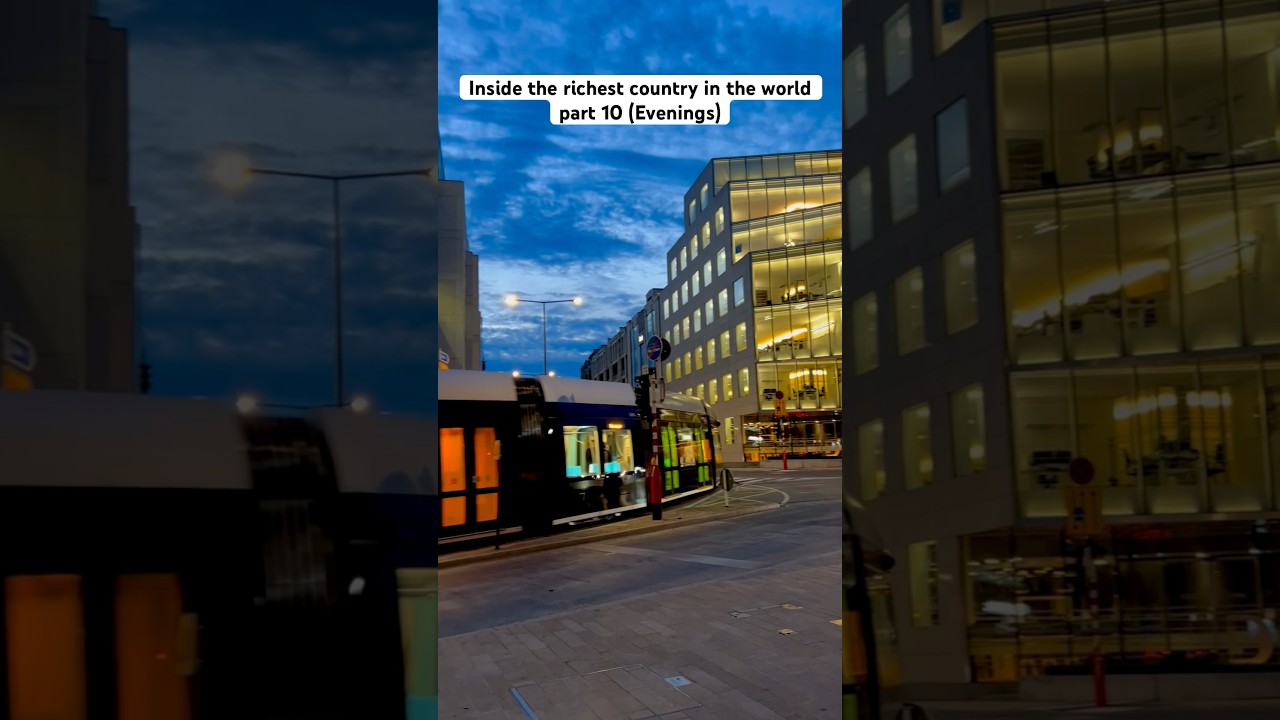 Night time in Luxembourg 🇱🇺 | richest country in the world #luxembourg