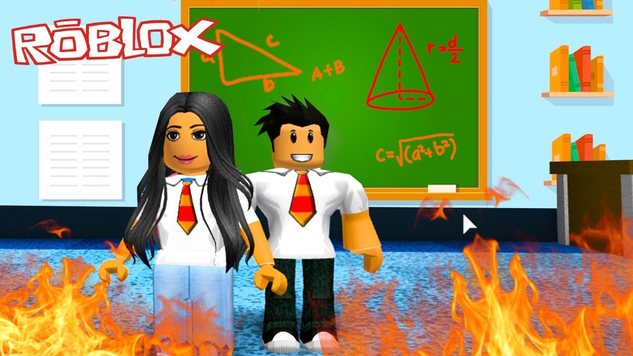 OBBY SCAPA DE SCOALA ! A LUAT FOC !!!